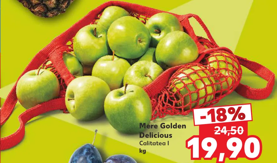 Mere Golden Delicious, calitatea I, kg
