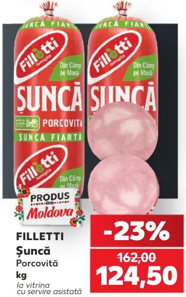 FILLETTI Șuncă Porcovită