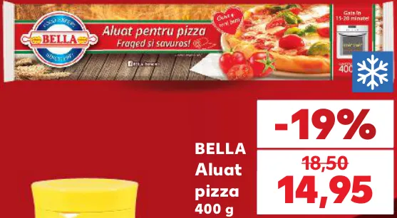 Тесто для пиццы BELLA, 400 г