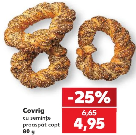 Covrig cu semințe, 80 g
