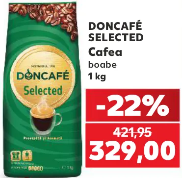Cafea boabe DONCAFÉ SELECTED, 1 kg