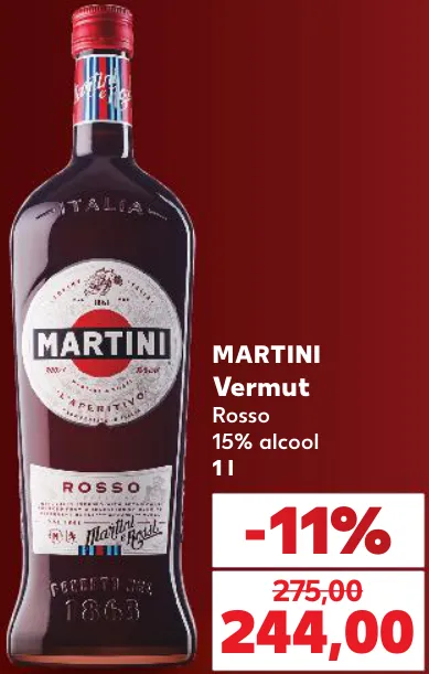 MARTINI Vermut Rosso, 1 l