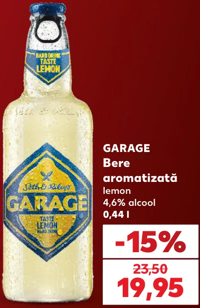 GARAGE Ароматизированное пиво со вкусом лимона, 0,44 л