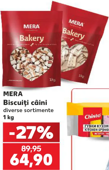 MERA Biscuiți pentru câini în sortiment, 1 kg