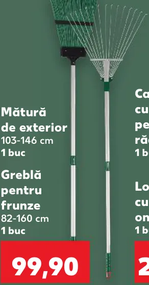 Greblă pentru frunze, 1 buc.