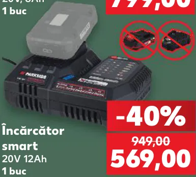 Încărcător inteligent PARKSIDE, 1 buc.