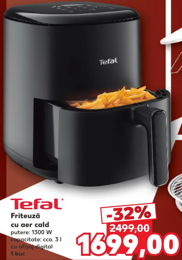Tefal Friteuză cu aer cald, 1 buc., cca 3 l