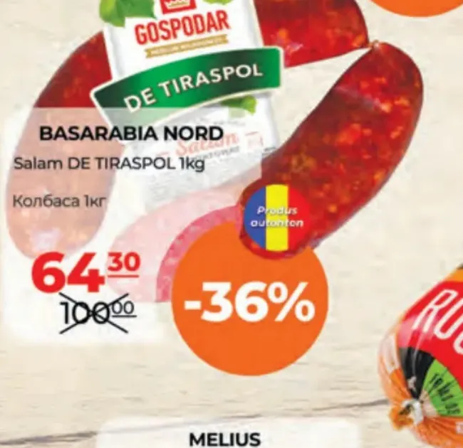 BASARABIA NORD Salam DE TIRASPOL, 1 kg