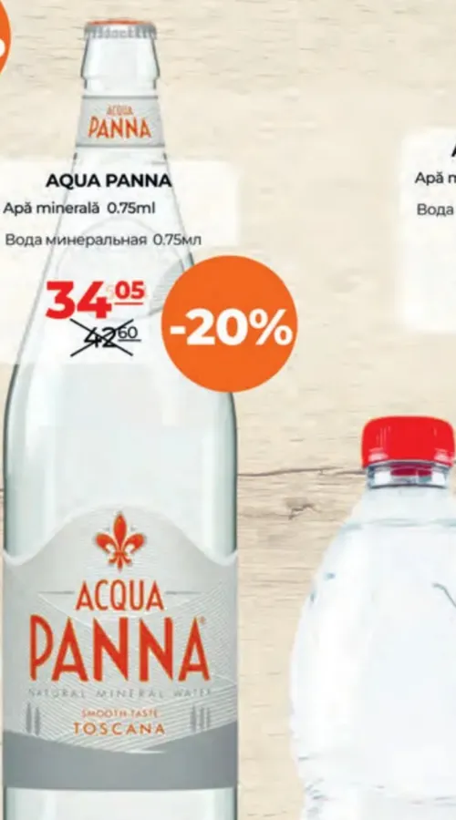 Минеральная вода ACQUA PANNA, 0,75 мл