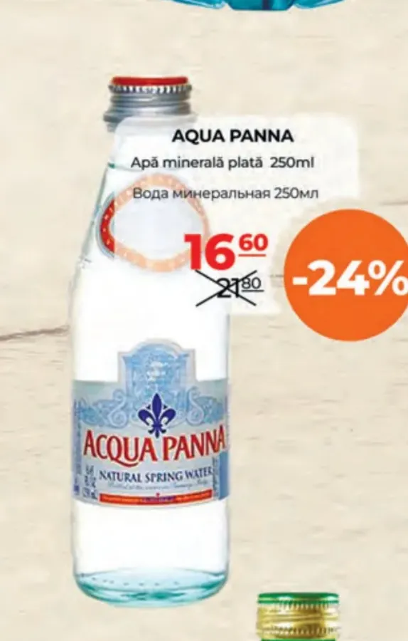 ACQUA PANNA негазированная минеральная вода, 250 мл