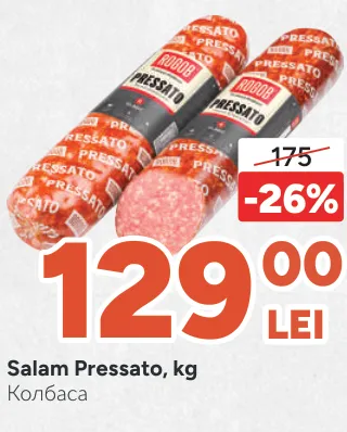 Salam Pressato, kg
