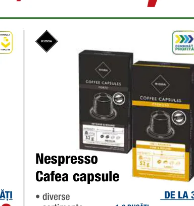Кофе в капсулах Nespresso, разные виды, 10 × 5,2 г