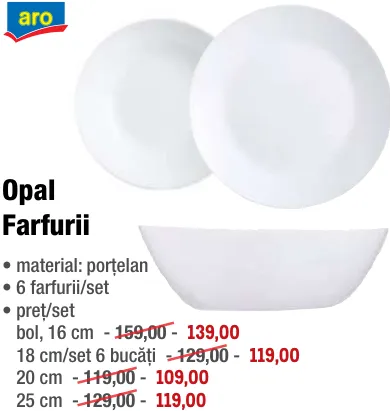 Тарелки Opal