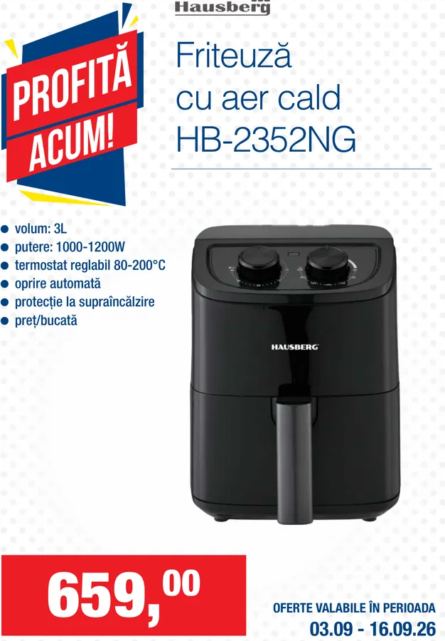 Аэрофритюрница HB-2352NG