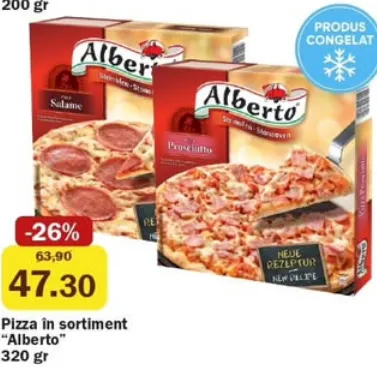 Пицца Alberto в ассортименте, 320 г