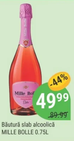 MILLE BULLE Слабоалкогольный напиток, 0,75 л