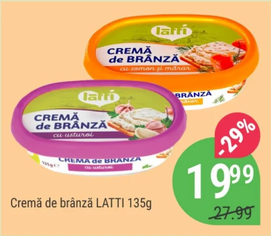 Cremă de brânză Latti, 135 g