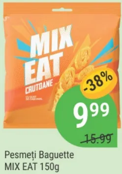 Pesmeți Baguette MIX EAT, 150 g