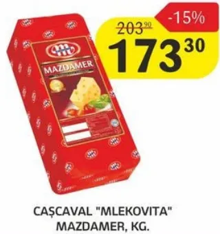 Cașcaval MLEKOVITA Mazdamer, kg
