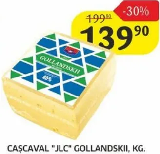 Cașcaval JLC Gollandskii, kg