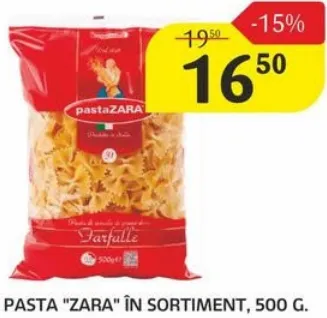 Paste ZARA, în sortiment, 500 g