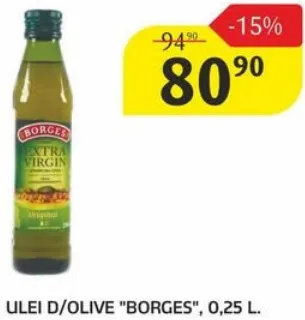 BORGES Ulei de măsline, 0,25 l