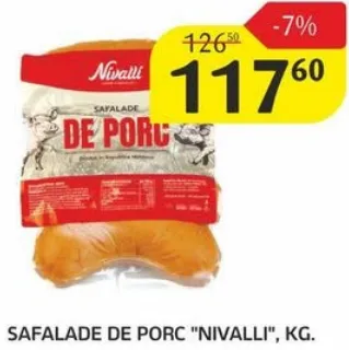 Свиные сардельки NIVALLI, кг