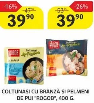 ROGOB Pelmeni de pui, 400 g