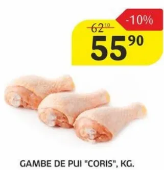 Gambe de pui „CORIS”, kg