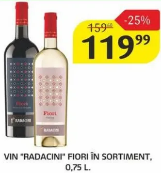 Vin RADACINI Fiori, în sortiment, 0,75 l