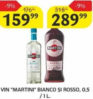 Vin MARTINI Bianco și Rosso, 0,5/1 l