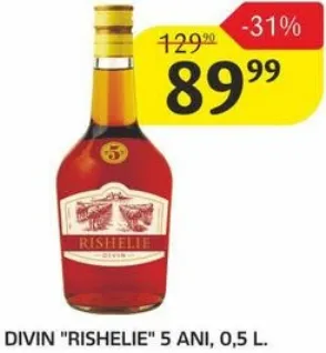 Divin „RISHELIE” 5 ani, 0,5 l