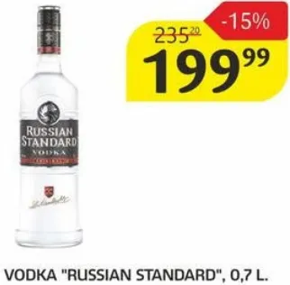 Vodcă RUSSIAN STANDARD, 0,7 l
