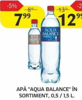 Apă Aqua Balance în sortiment, 0,5 l