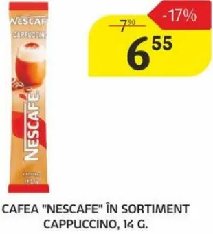 Cafea NESCAFE Cappuccino în sortiment, 14 g