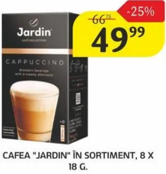 Cafea Jardin în sortiment, 8 × 18 g