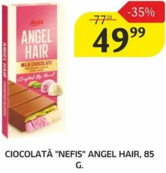 Ciocolată Nefis Angel Hair, 85 g