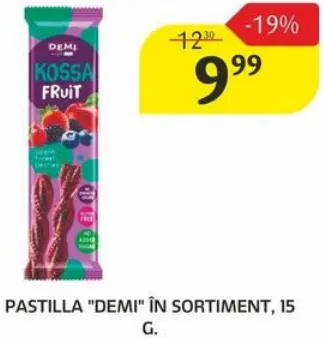 DEMI Pastilă în sortiment, 15 g
