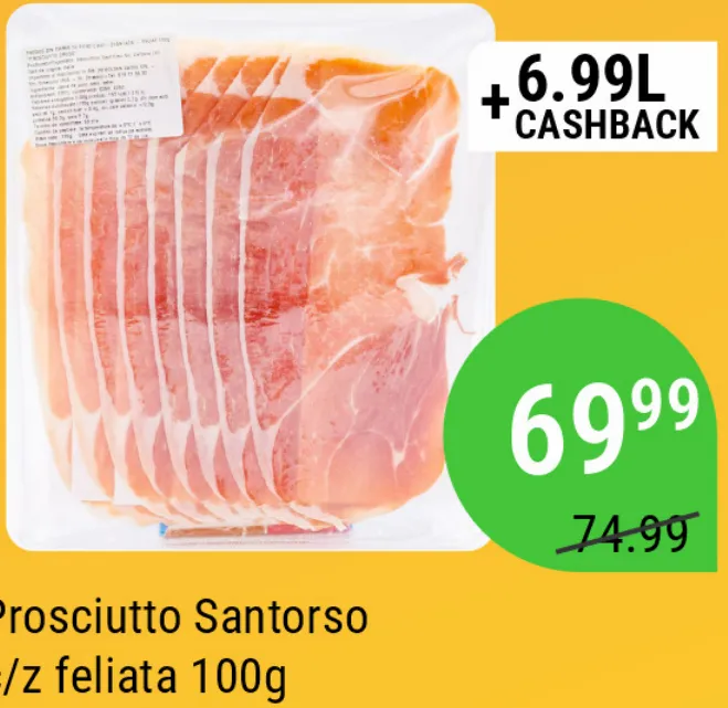 Прошутто Santorso c/z, нарезка, 100 г