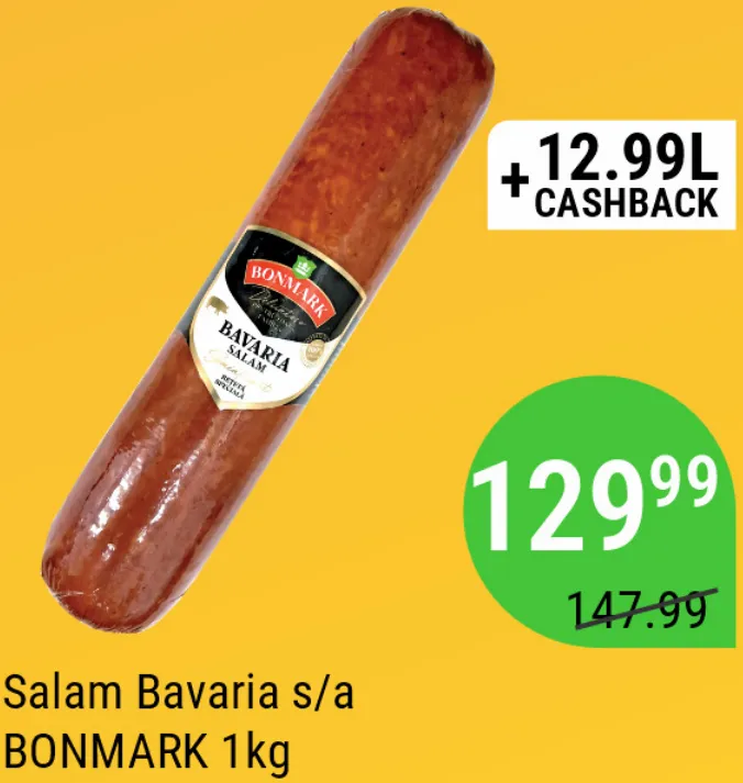 BONMARK Полукопчёная салями Bavaria, 1 кг