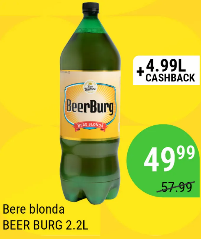 BEER BURG Светлое пиво, 2,2 л