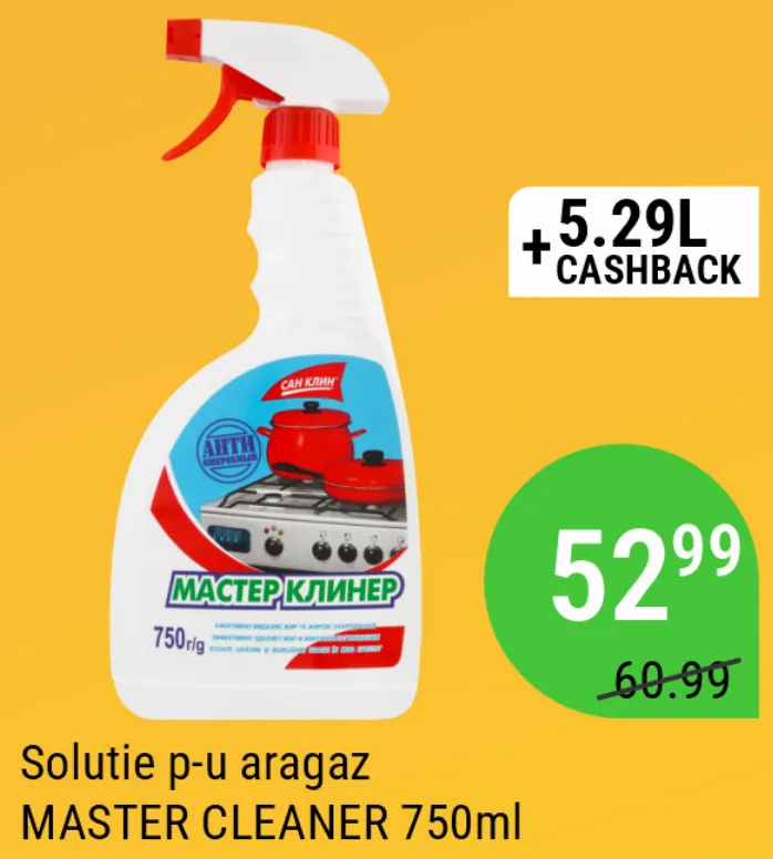 MASTER CLEANER Средство для очистки плиты, 750 мл