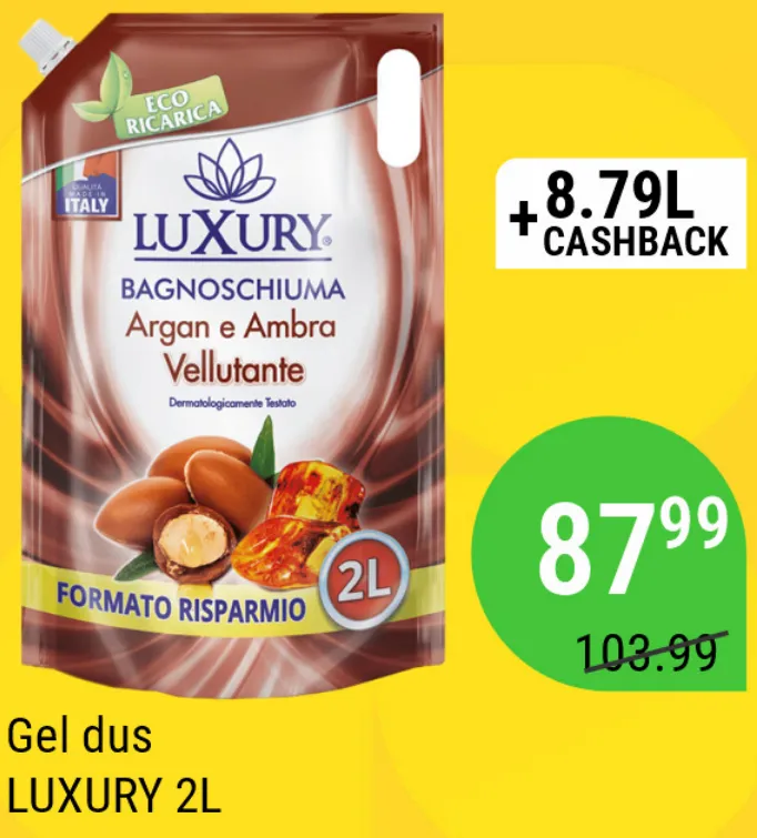 Гель для душа LUXURY, 2 л