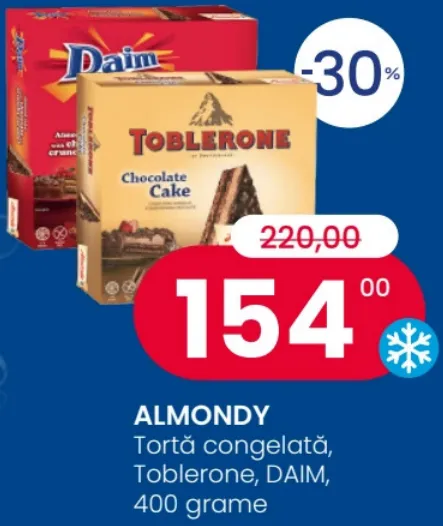 Замороженный торт Toblerone/DAIM, 400 г