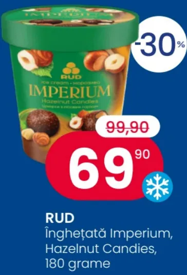 Înghețată Imperium, Hazelnut Candies, 180 g