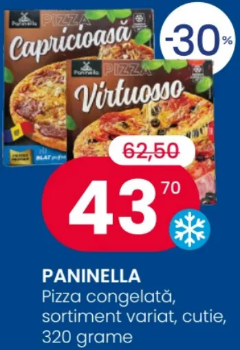 Замороженная пицца PANINELLA, в ассортименте, коробка, 320 г