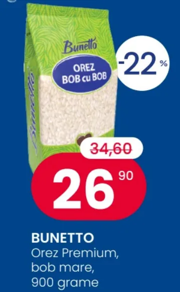 Orez premium, cu bob mare, 900 g