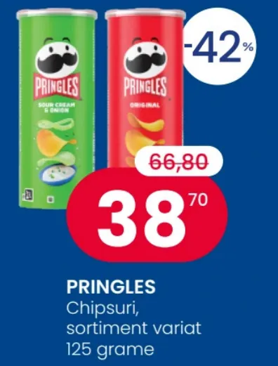 PRINGLES Чипсы, в ассортименте, 125 г