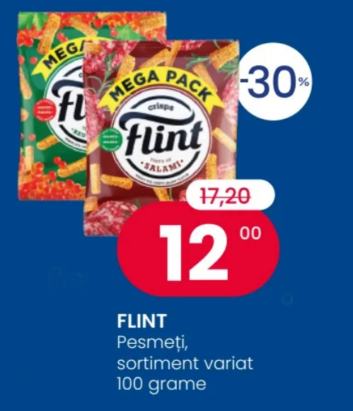 FLINT, сухарики, в ассортименте