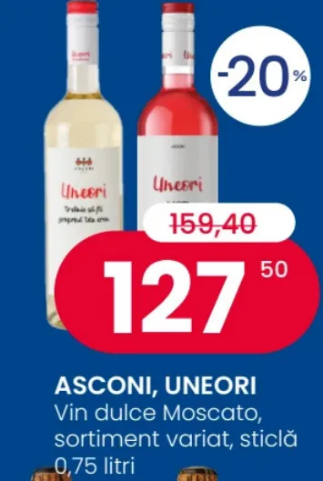 ASCONI UNEORI Сладкое вино Moscato, в ассортименте